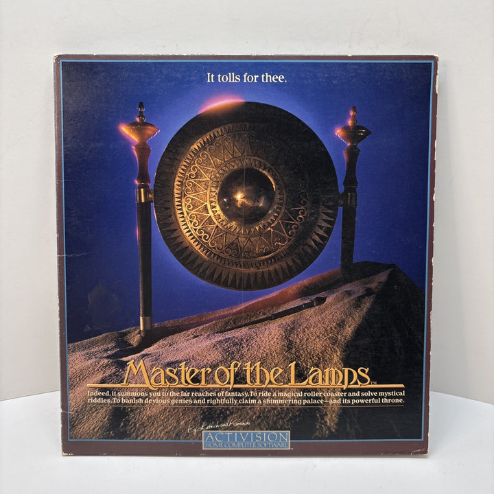 Master of the Lamps CIB Complete Commodore 64 - Activision Disk edition
