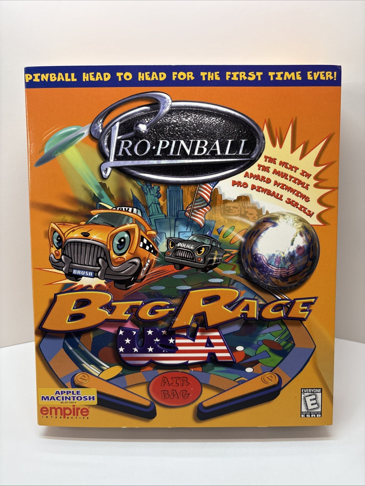 Pro Pinball: Big Race USA MAC Big Box Video Game - Macintosh - New sealed NIB