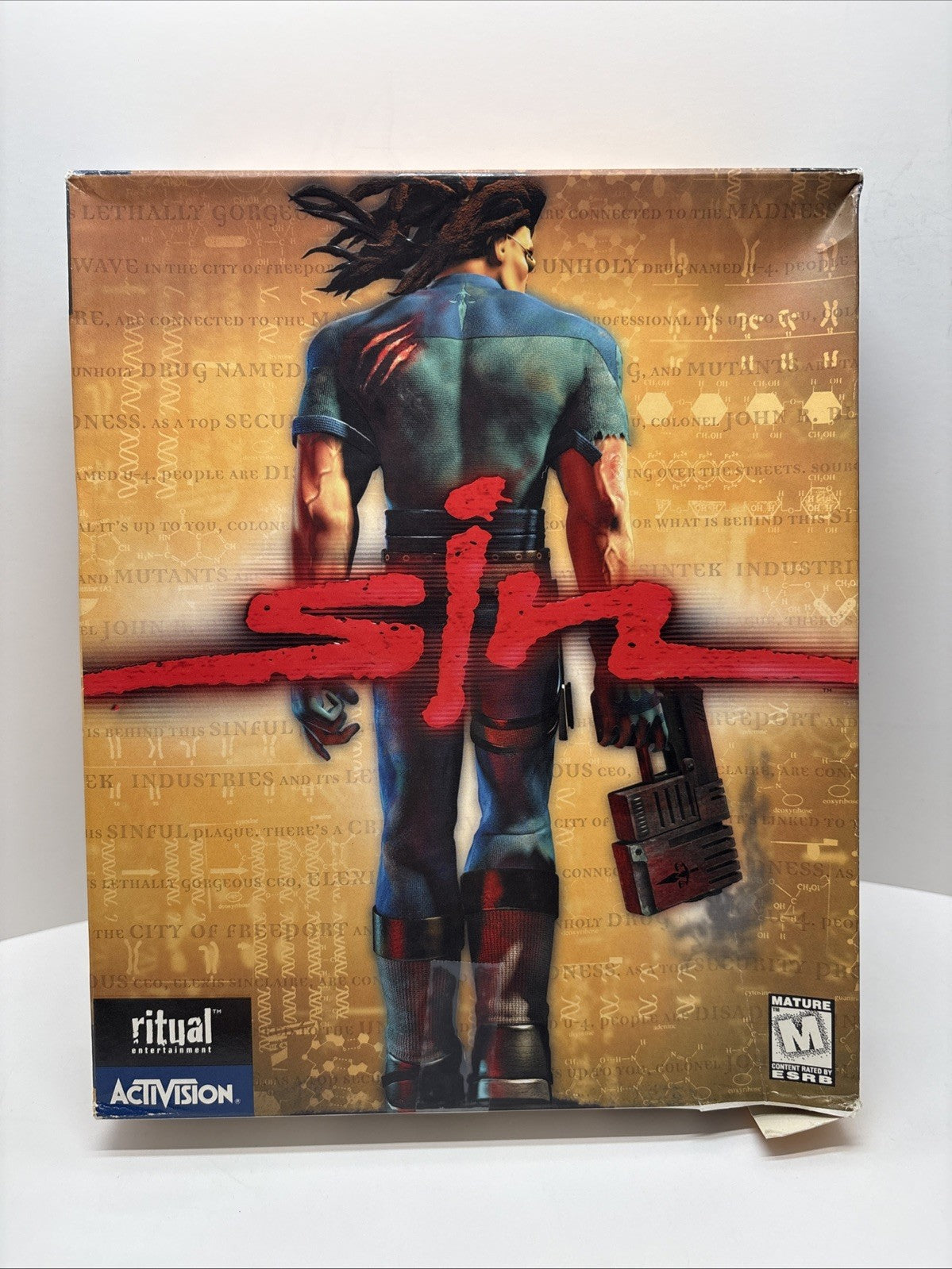 Sin (1998) PC Big Box Windows - Damaged See Pictures