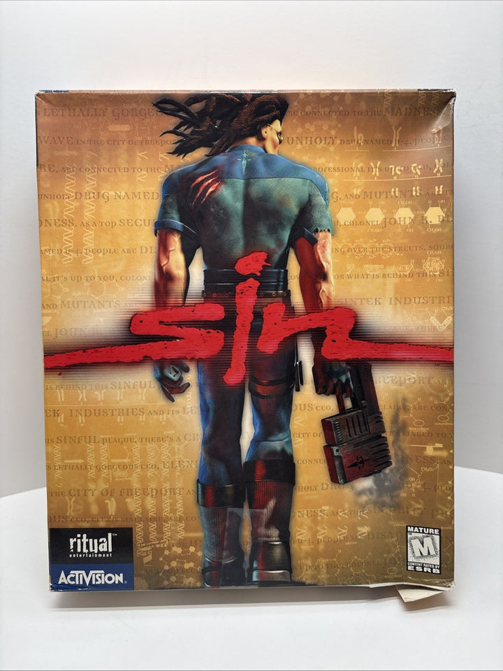 Sin (1998) PC Big Box Windows - Damaged See Pictures