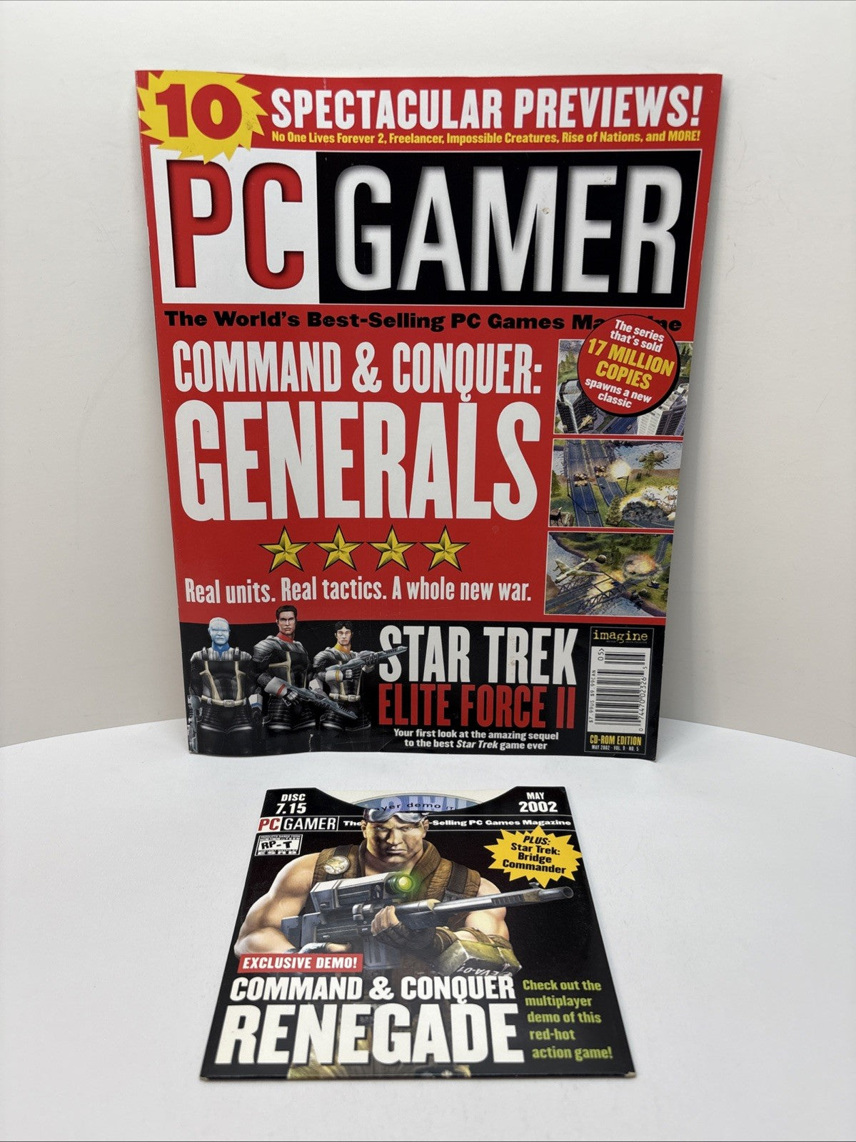 PC Gamer Magazine May 2002 Volume 9 #5 (#97) Command & Conquer With Demo Disc