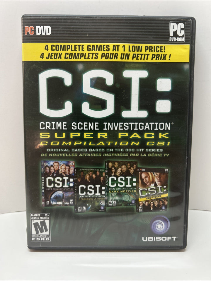 CSI: Crime Scene Investigation -- Super Pack (PC, 2008)
