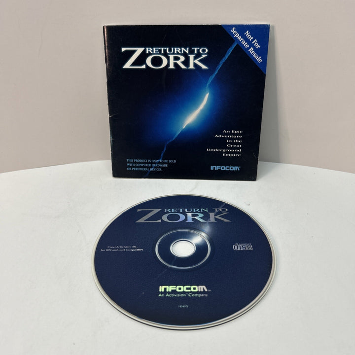 Return To Zork (PC, 1995, Infocom / Activision) - VG - Disc And Manual