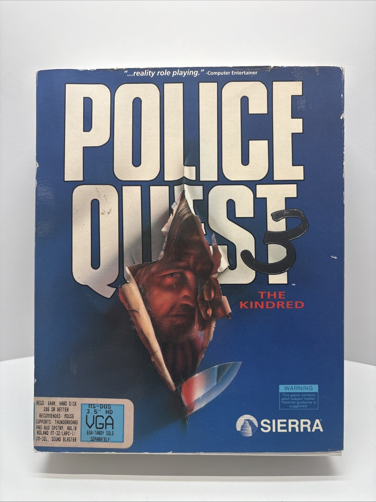 Police Quest 3: The Kindred 1991 Big Box - 3.5” Floppies