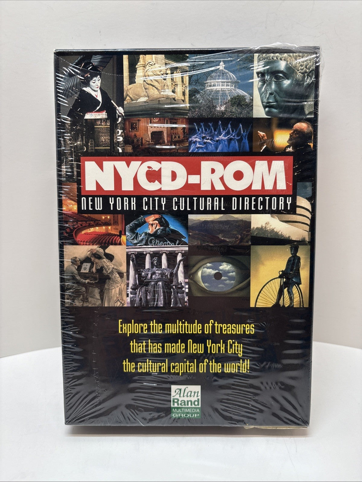 NYCD-ROM New York City Cultural Directory – Mac CD-ROM Big Box – Jewel Case Seal