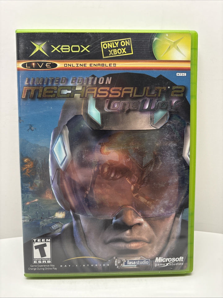 MechAssault 2: Lone Wolf - Limited Edition (Microsoft Xbox) Complete w/ Manual