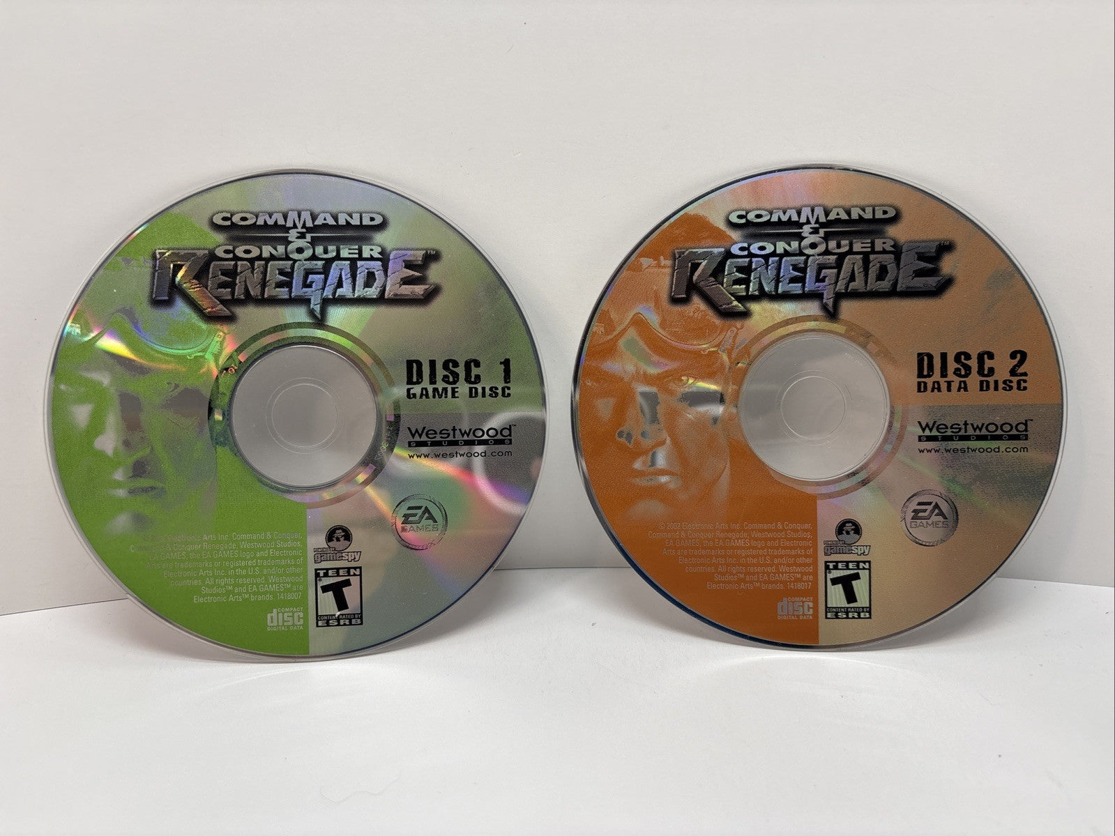 Command And Conquer Renegade (2002) PC CD-ROM Discs Only (2)
