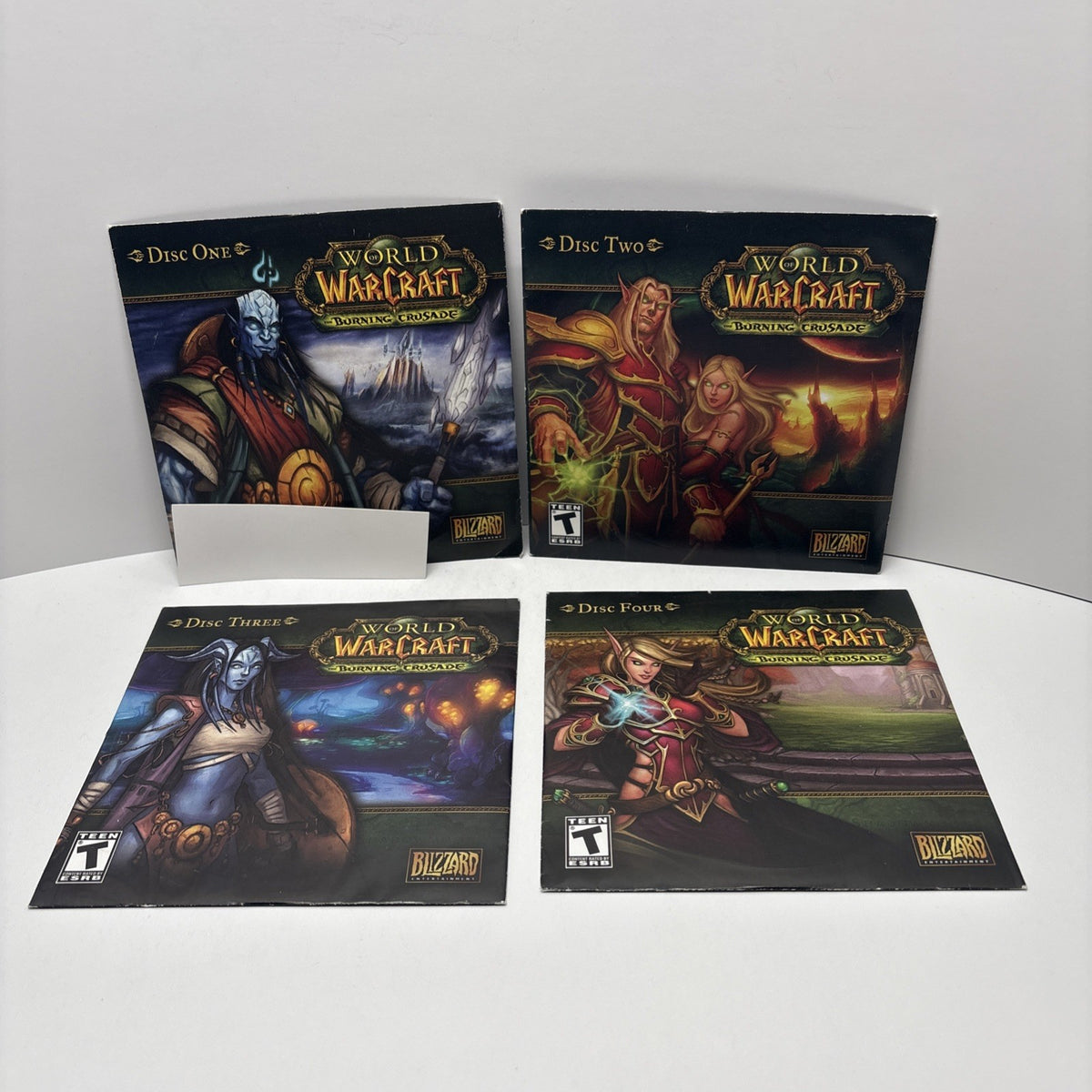World of Warcraft Burning Crusade - Computer PC Windows - Discs Only (4)