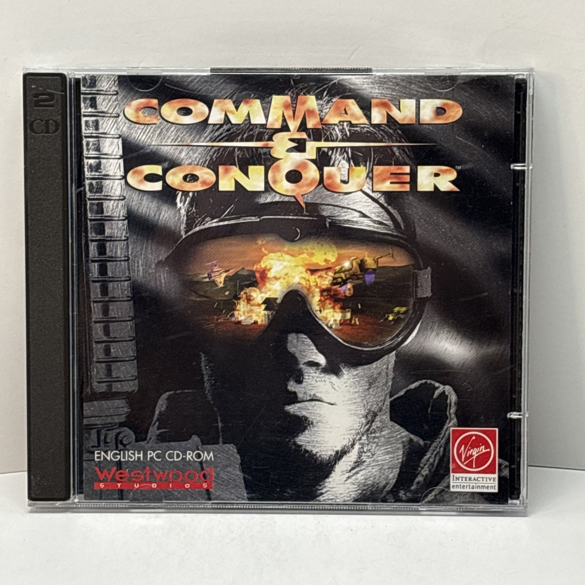 Command & Conquer PC CD-ROM 1995 Westwood Virgin English EU Jewel Case 2 CD