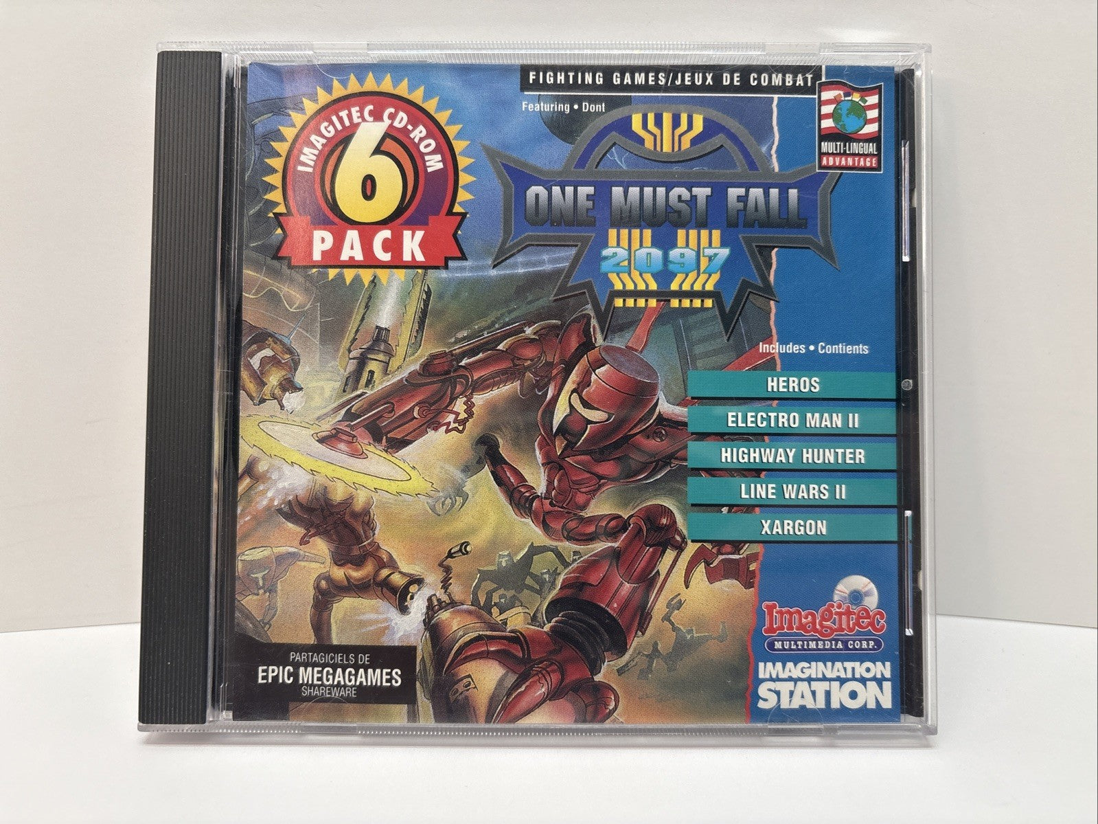 ImagiTec 6-Pack Compilation (1994) PC CD-ROM - One Must Fall 2097 & More