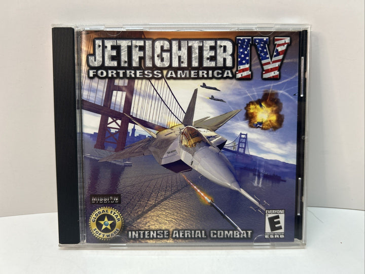 Jetfighter IV Fortress America PC CD-ROM Global Star Jewel Case Windows XP 2002