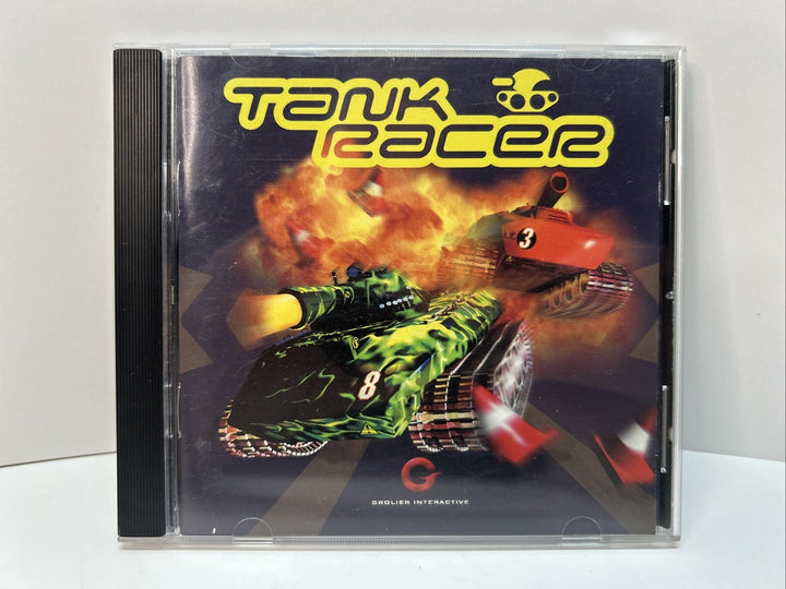 Tank Racer (PC CD-ROM, 1999) Grolier Interactive, Manual, Game & Jewel Case