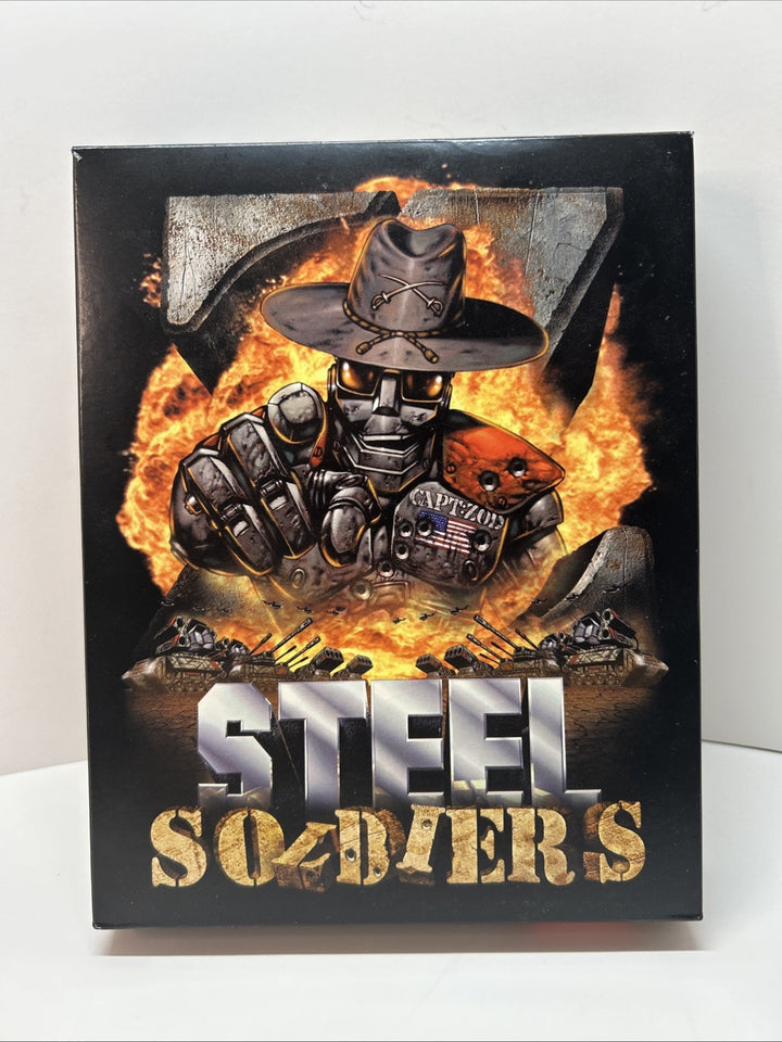 Steel Soldiers PC 2001 Big Box Game CIB Complete - French Français