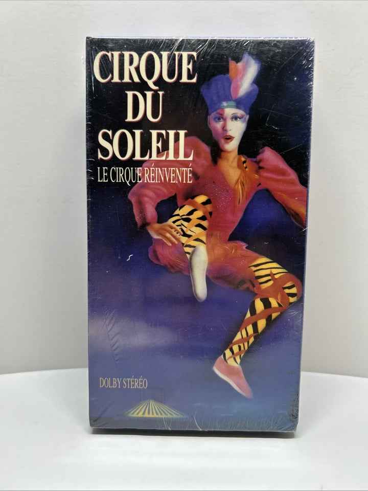 *VHS French - Cirque du Soleil - Le Cirque Réinventé (1987) Dolby Stéréo -Sealed