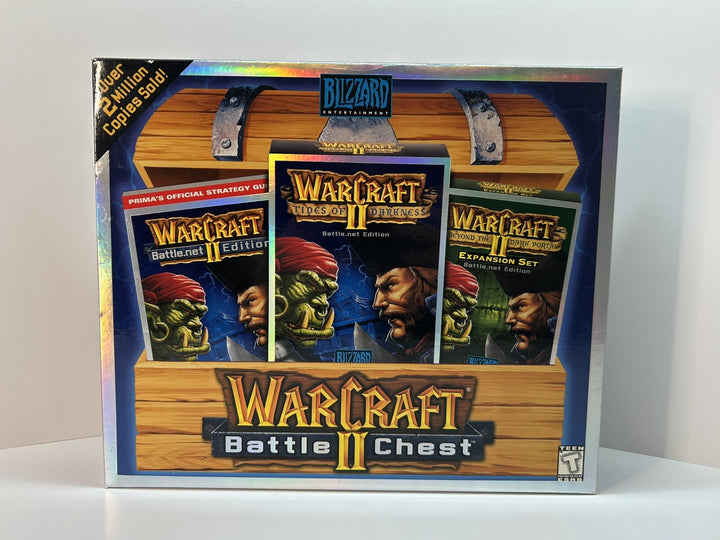 WarCraft II 2 Battle Chest (Windows/Mac, 1999) Big Box - Complete - Very Good
