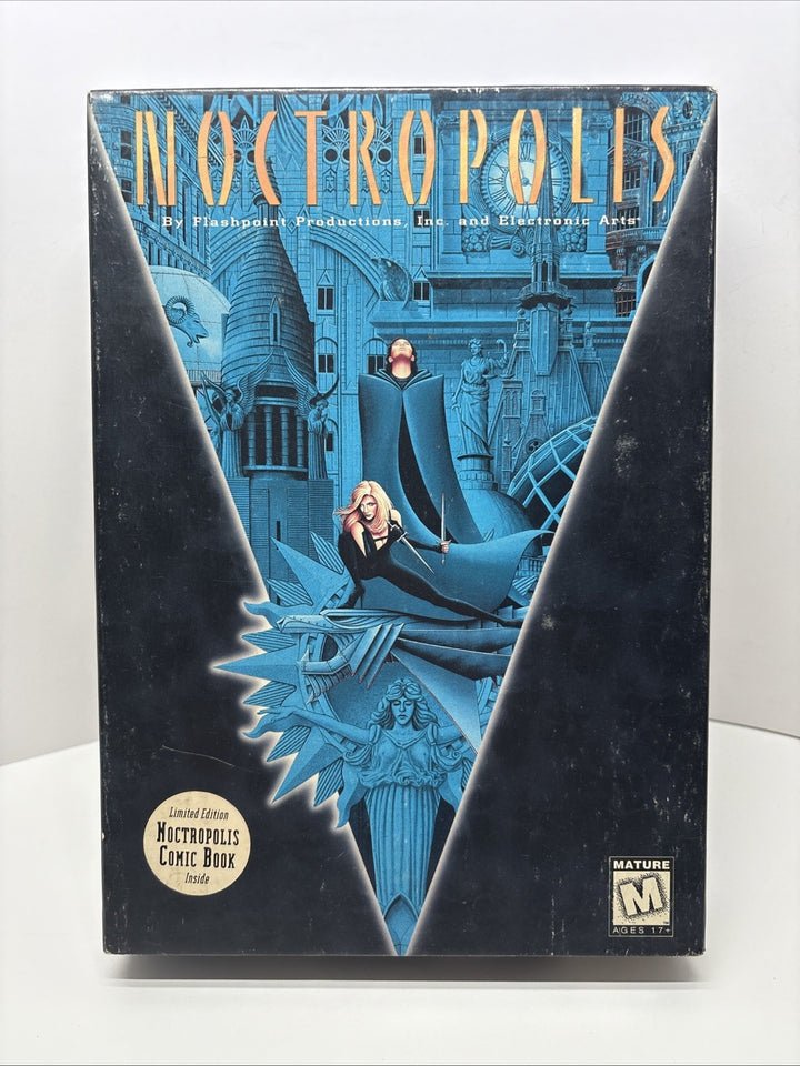 Noctropolis PC CD-ROM Big Box Electronic Arts 1994 Complete with Comic Book