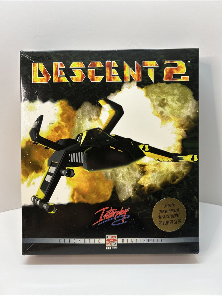 Descent II 2 Big Box IBM PC Interplay 1996 - French Manual And English Disc - EU