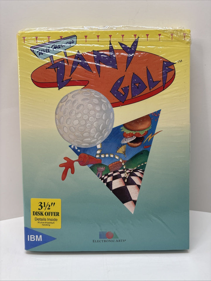 Zany Golf PC 5.25" 1988 Electronic Arts Will Harvey