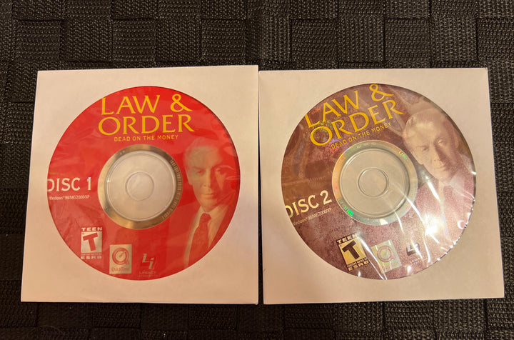 Law & Order: Dead on the Money (PC, 2002) CDs ONLY