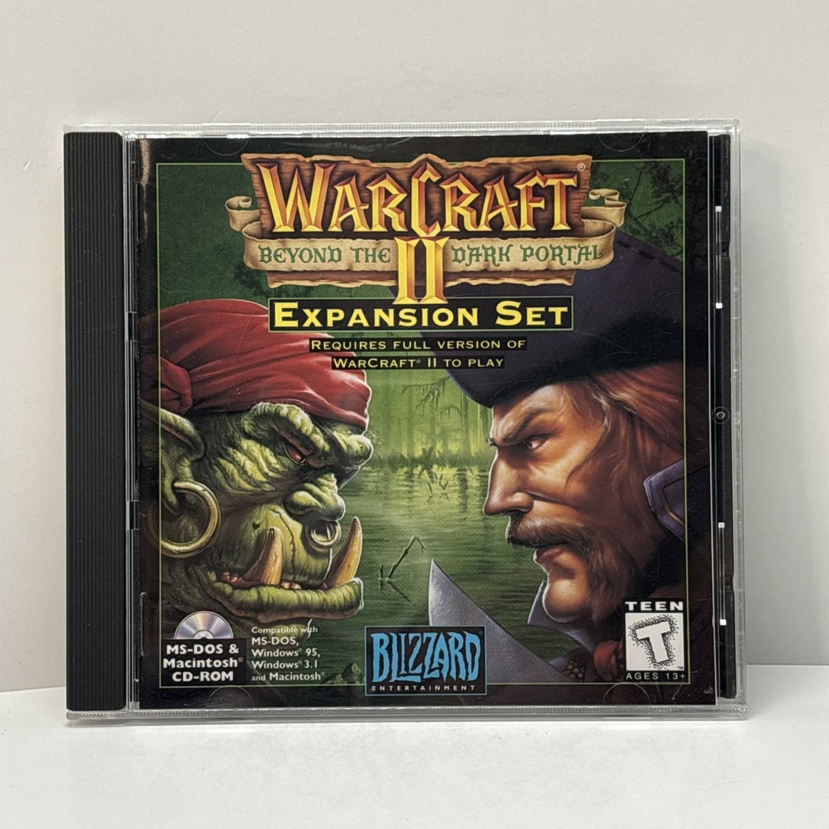 Warcraft II 2 Beyond The Dark Portal Expansion Set (1996) PC CD-ROM Blizzard