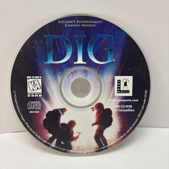 The Dig LucasArts 1995 IBM PC Computer Game CD-ROM, disc only
