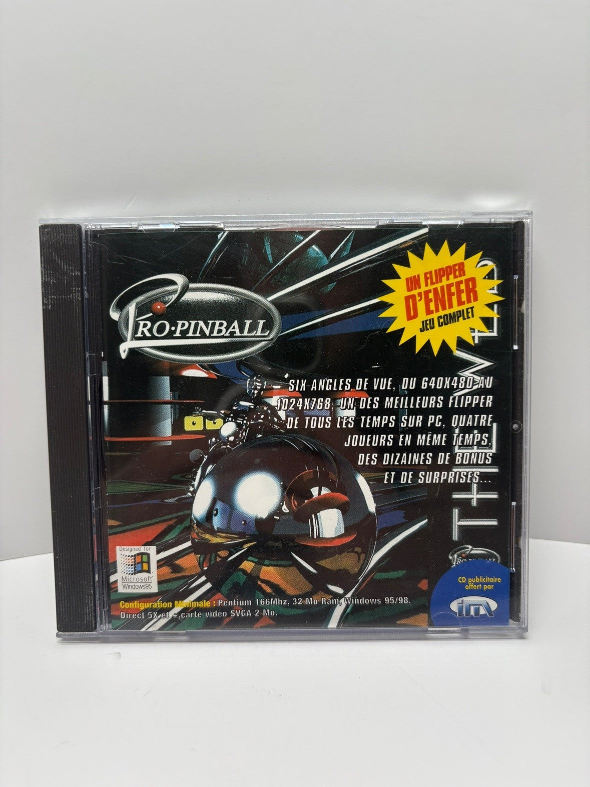 Pro Pinball The Web PC CD-ROM FR Jewel Case Promo CD Empire Interactive 1995
