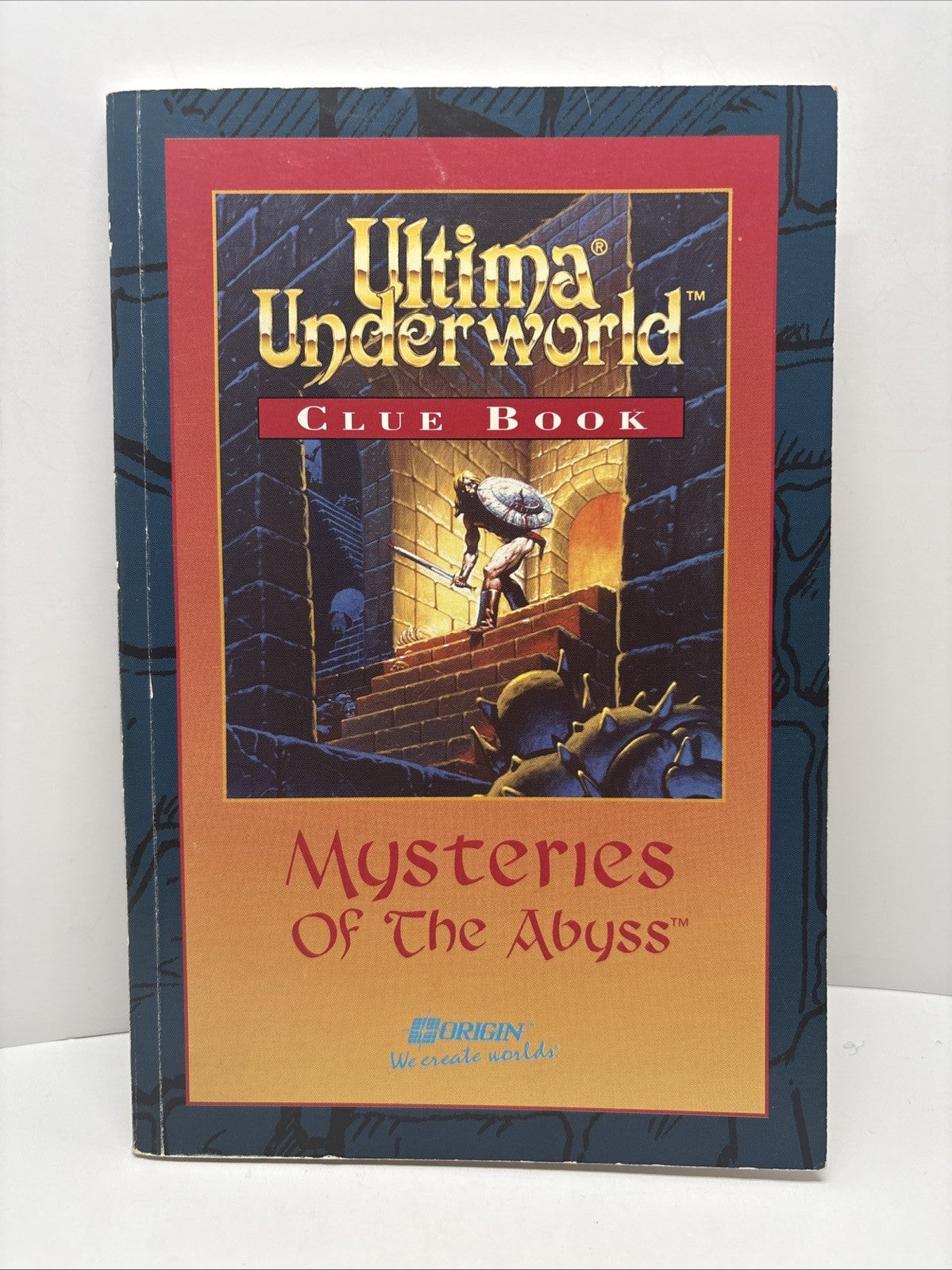 ULTIMA Underworld Clue Book: Mysteries of the Abyss by Aaron Allston 1992