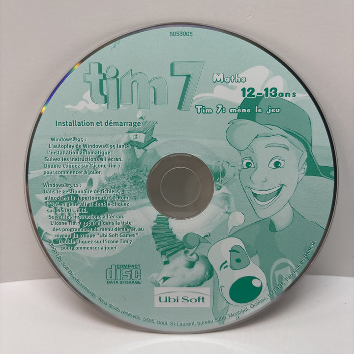 Tim 7 - Accompagnement Scolaire Interactif - Ubisoft - Math 12-13 Ans -Disc Only
