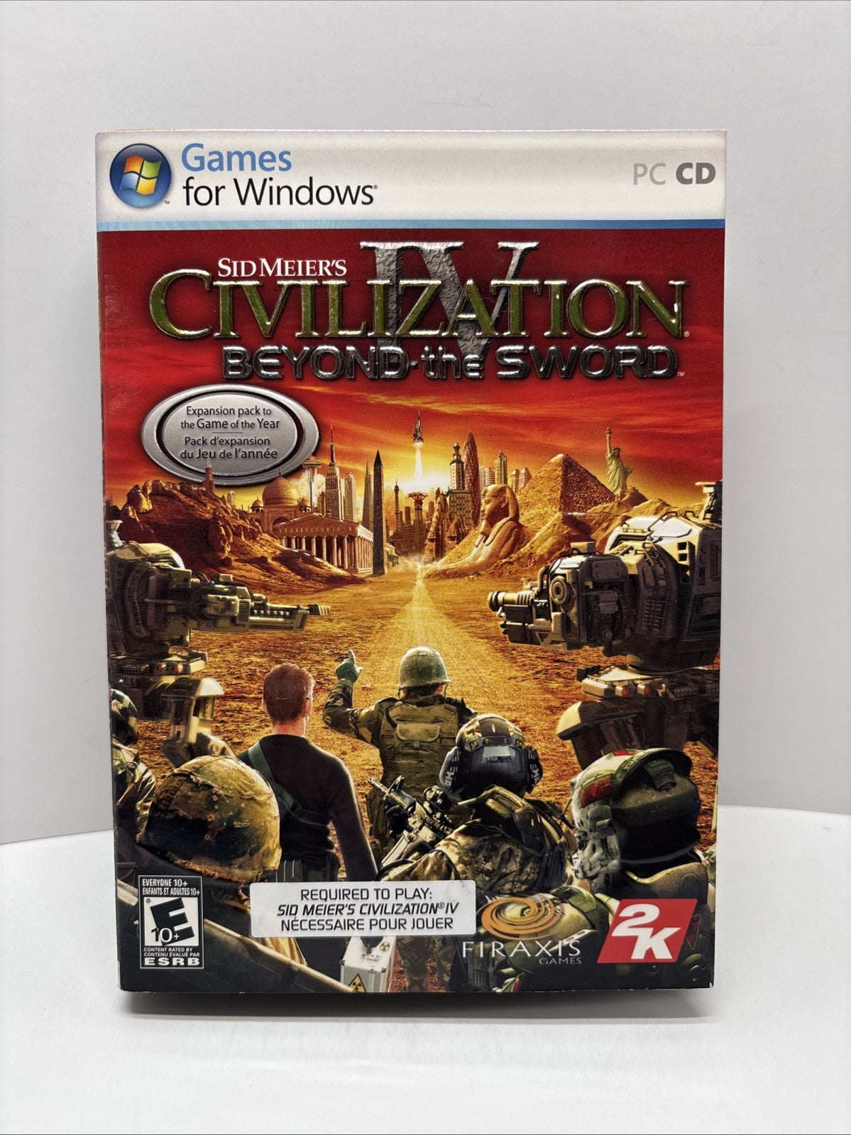 Sid Meiers Civilization IV: Beyond The Sword Expansion Pack (PC, 2007)