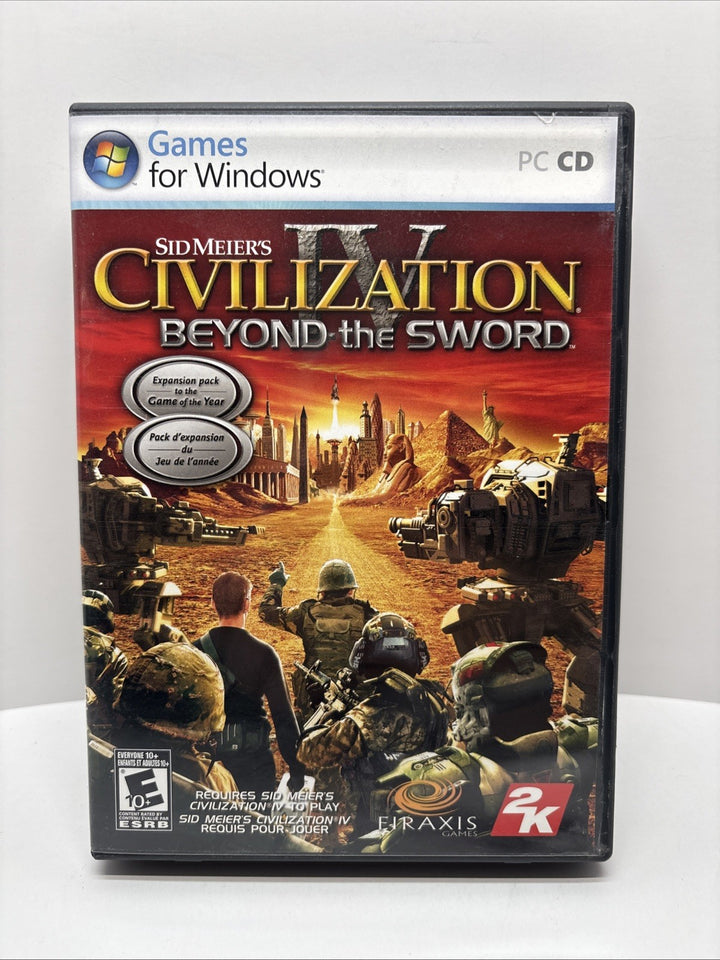 Sid Meiers Civilization IV: Beyond The Sword Expansion Pack (PC, 2007)