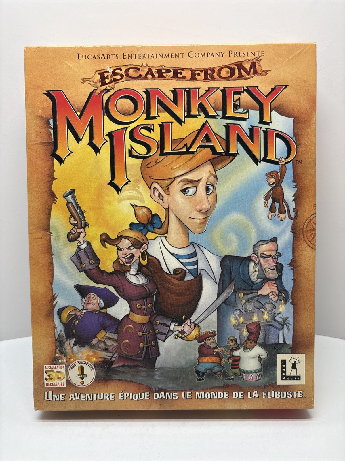 Escape from Monkey Island (2000) PC CD-ROM Big Box LucasArts - French Français