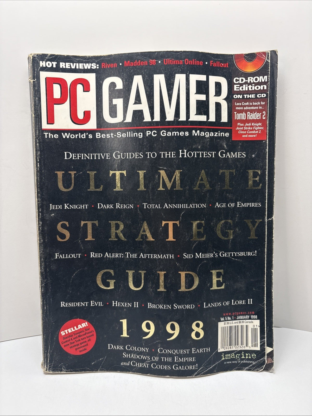 PC GAMER Magazine Ultimate Strategy Guide - January 1998 - Vol. 5, No. 1