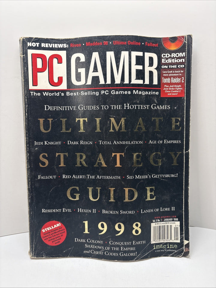 PC GAMER Magazine Ultimate Strategy Guide - January 1998 - Vol. 5, No. 1