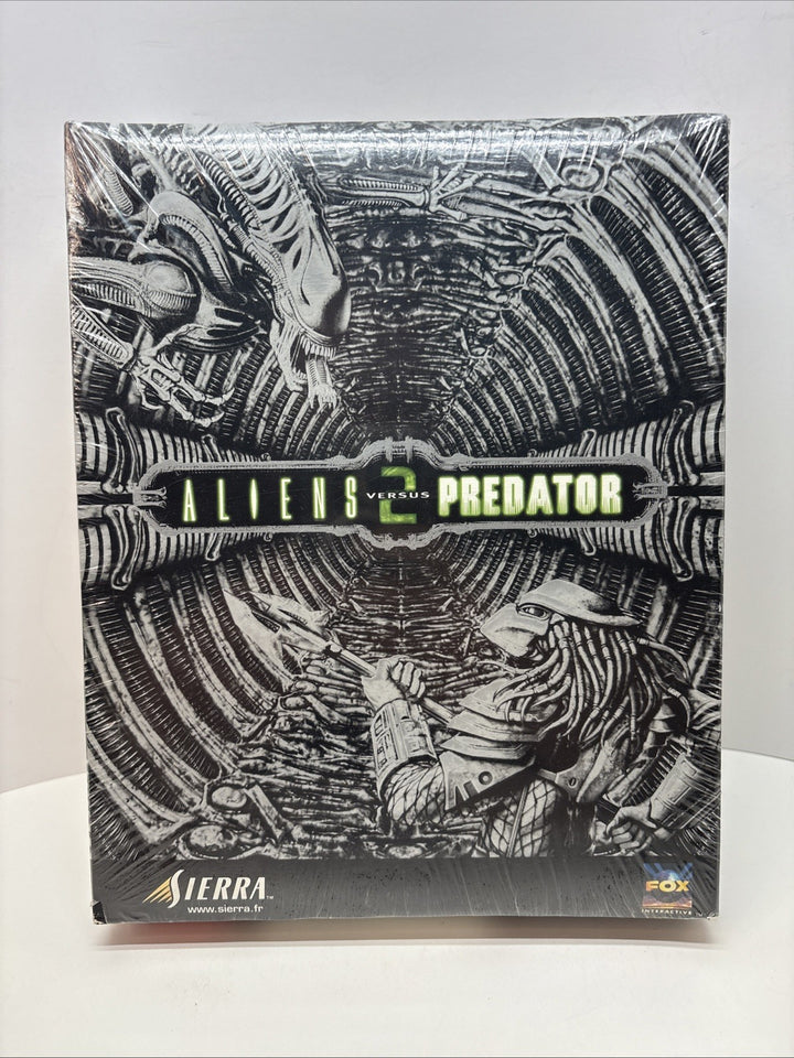 Aliens Versus Predator 2 PC Game, Sierra, Big Box, New, Sealed, French