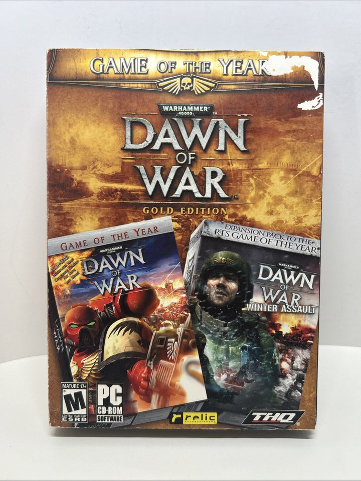 DAWN OF WAR Gold Edition GOTY Small Box - PC CD ROM GAME THQ