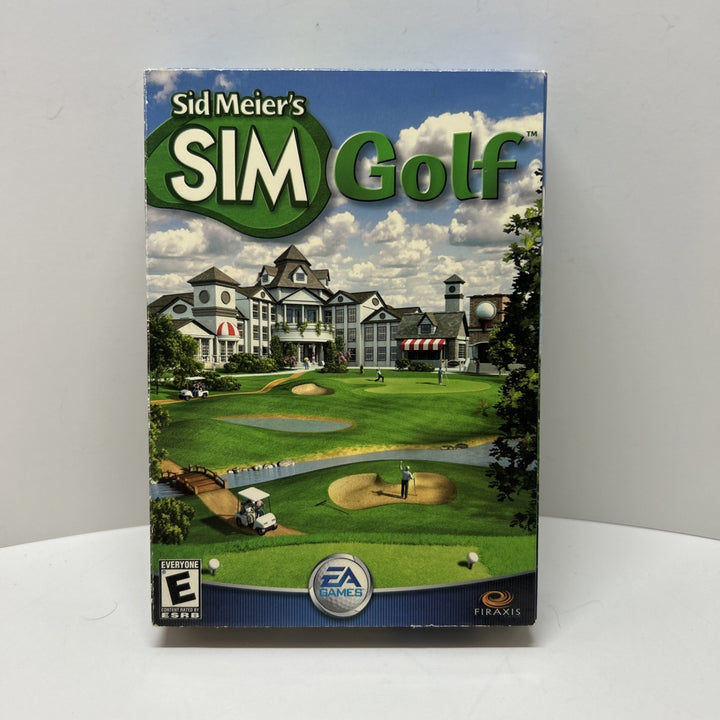 Sid Meier's SimGolf, 2002 Complete In Box. PC Game EA Sports
