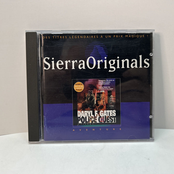 Daryl F Gates Police Quest 4 (Sierra Originals) - PC- French -Disc In Jewel Case