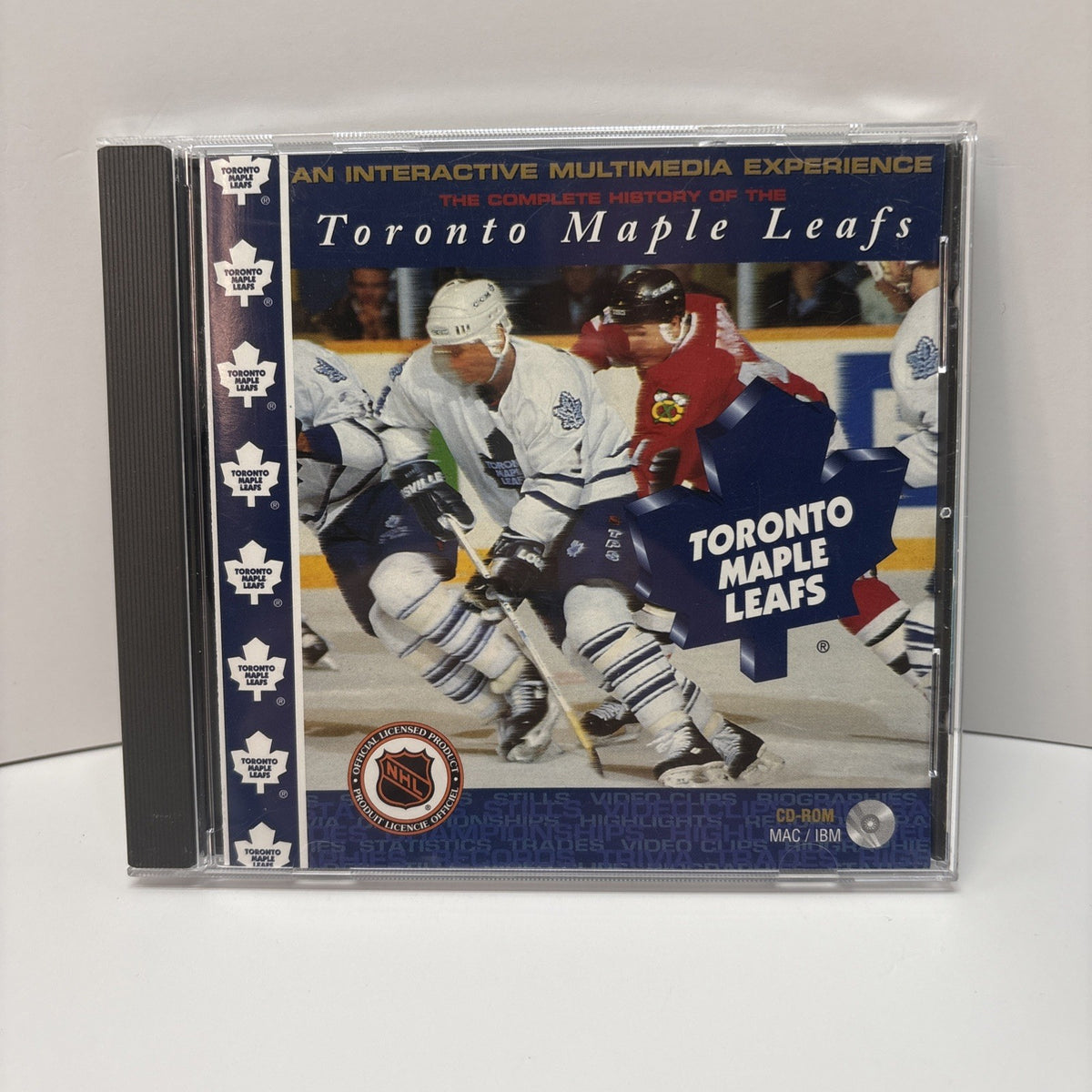 Toronto Maple Leafs The Complete History Mac/Windows PC CD-Rom (1995)