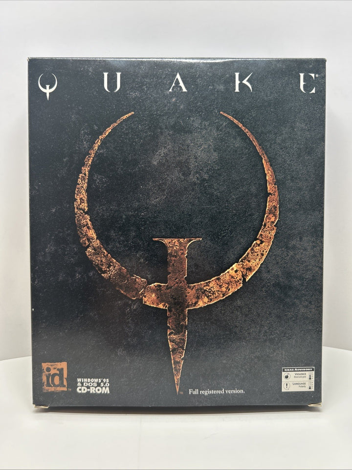 Quake (1996) - Original - PC Rare Big Box Full Registered Version