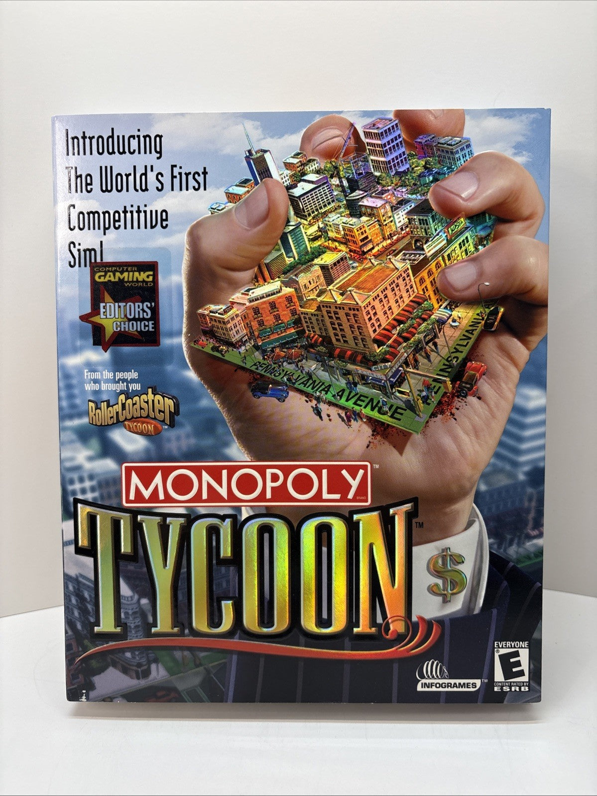 Monopoly Tycoon PC Game – Sticker Sealed – Never Opened – Infogrames 2001