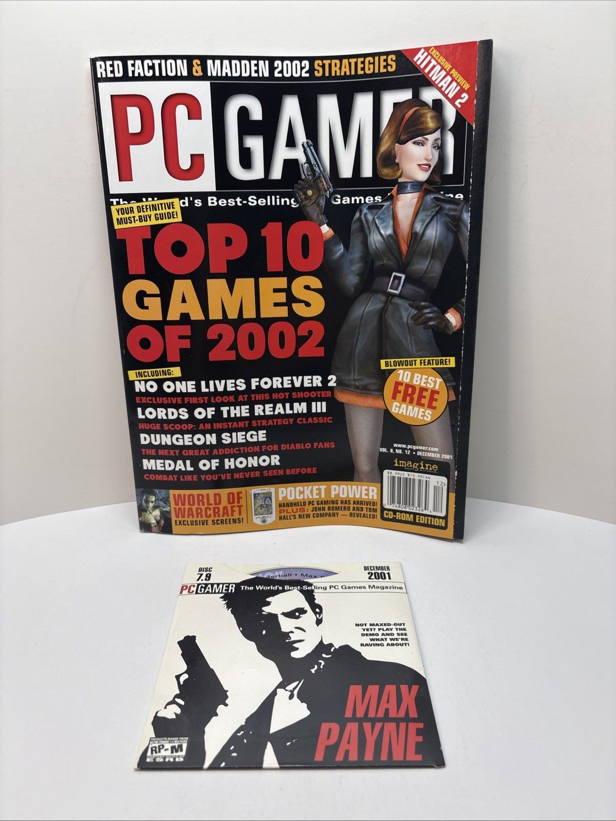 PC GAMER Magazine #91 December 2001 Top 10 Games Of 2002 With Demo Disc