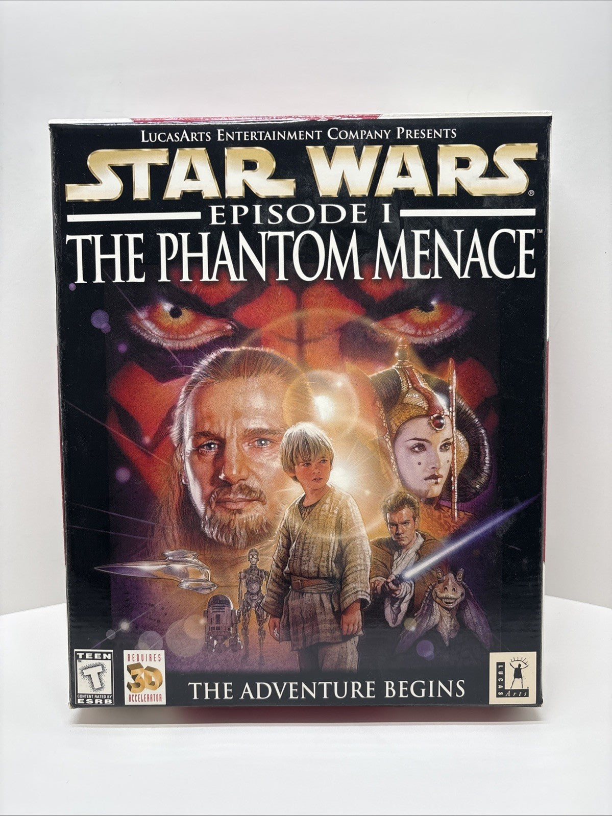 Star Wars Episode I The Phantom Menace Big Box PC 1999 Video Game Complete CIB