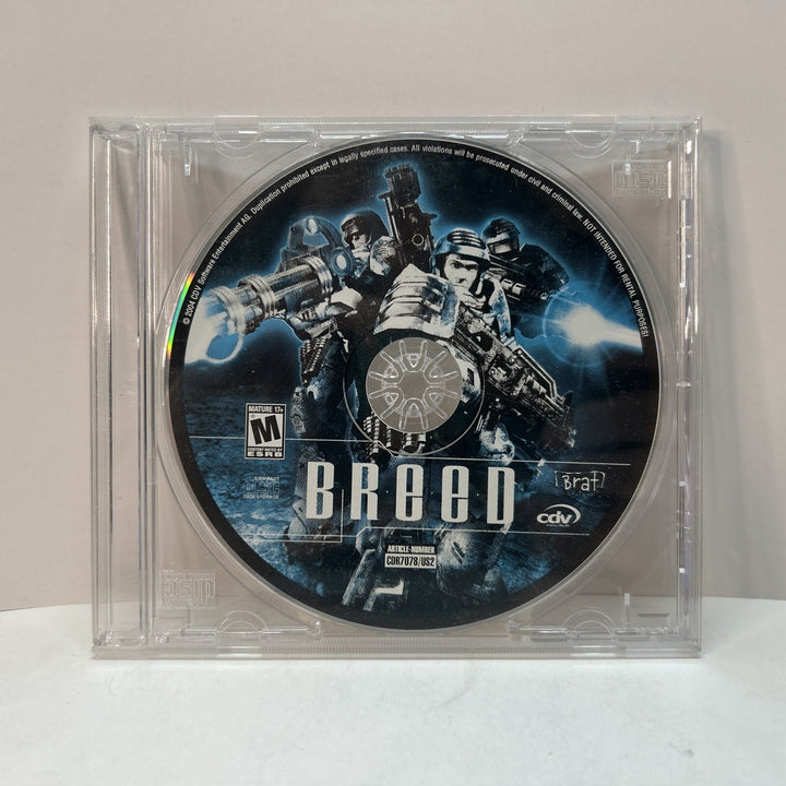 Breed 2004 PC Game CD-Rom - Disc In Jewel Case