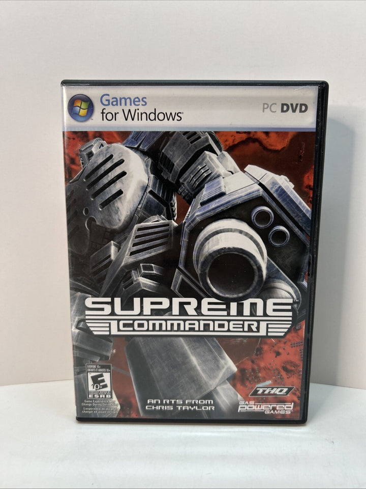 Supreme Commander (PC Windows, 2007) No Manual