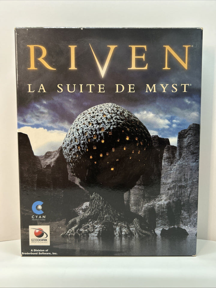 RIVEN (La Suite De Myst) - PC Game, 1997 - Complete in Box CIB - Francais French
