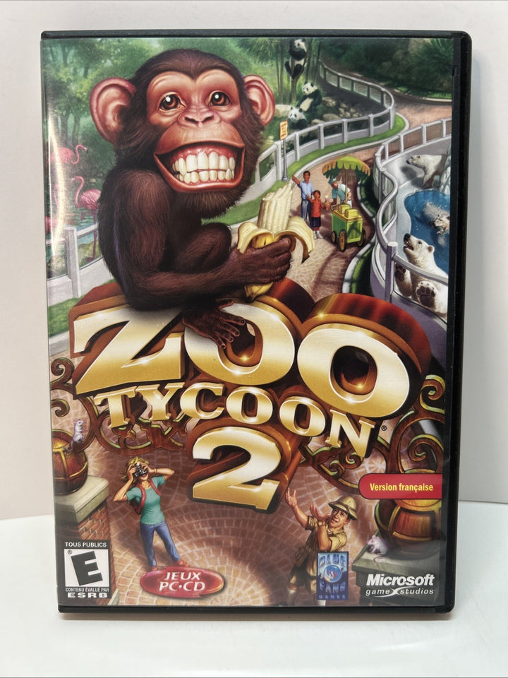 Zoo Tycoon 2 (2004) PC CD-ROM - French Français 🇫🇷