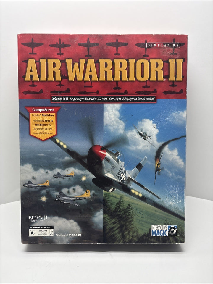 Air Warrior II (1997) - PC CD-ROM Big Box