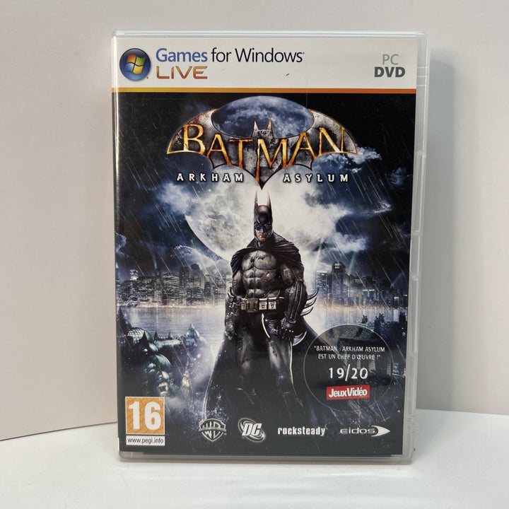 Batman: Arkham Asylum Games for Windows PC DVD With Manual - French Français
