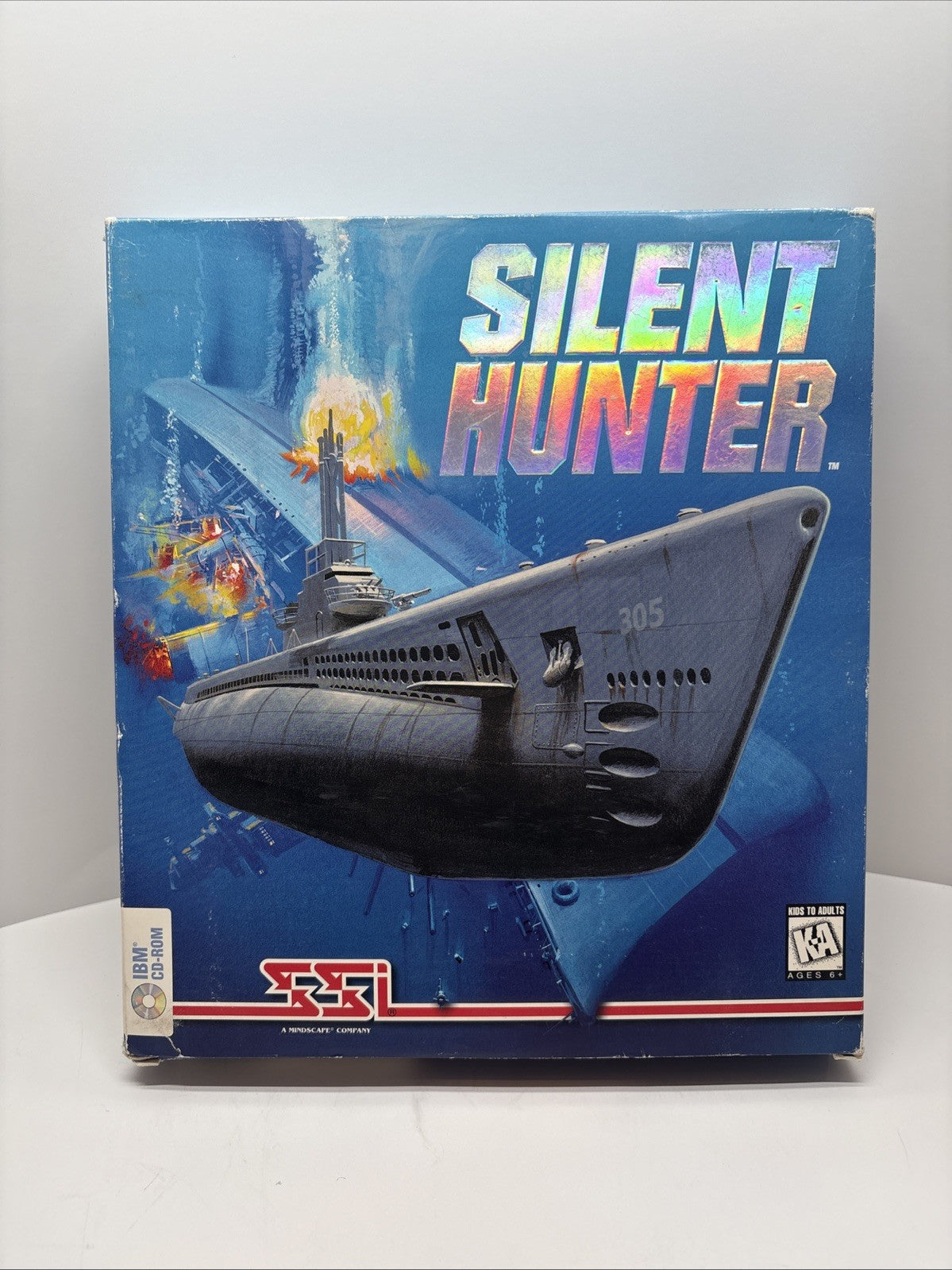 Silent Hunter - SSI  CD-ROM - PC BIG BOX Mindscape 1995