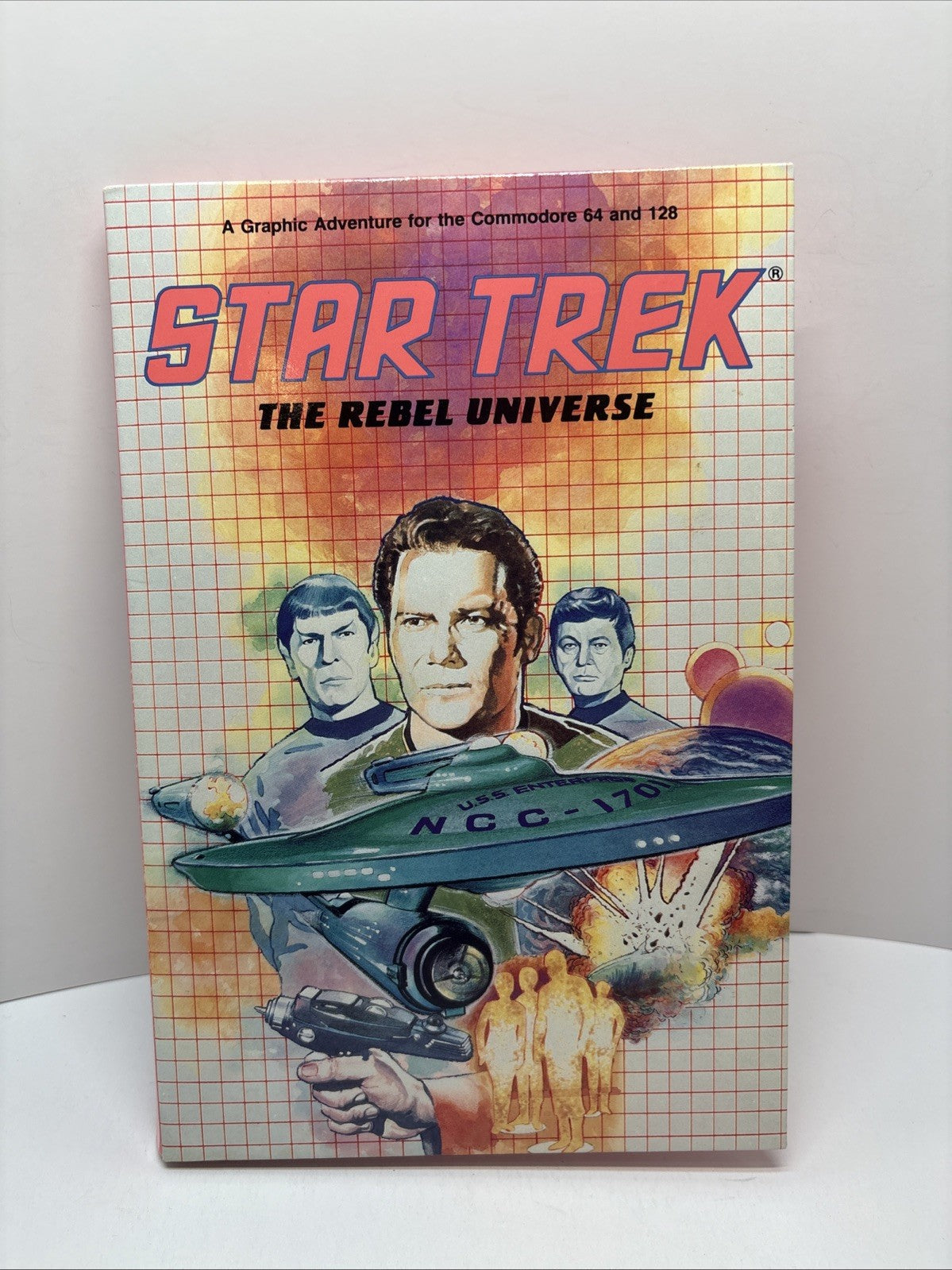Star Trek THE REBEL UNIVERSE for Commodore 64/128 Vintage 1988 Like New